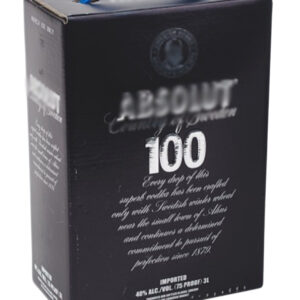 Водка Черная Абсолютная 3 л